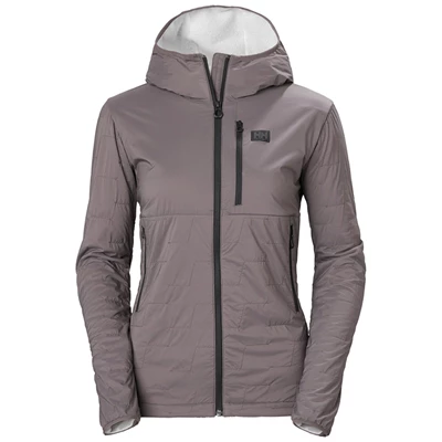 Chaquetas De Esquí Helly Hansen W Lifaloft Air Encapuchado Mujer Grises | MX.AP5826179