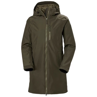 Chaquetas De Lluvia Helly Hansen W Long Belfast Invierno Mujer Grises | MX.RC7369208