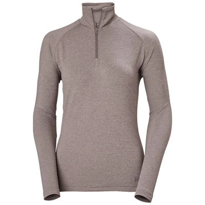 Suéteres Helly Hansen W Verglas 1/2 Zip Up Mujer Grises Marrom | MX.JQ3546819